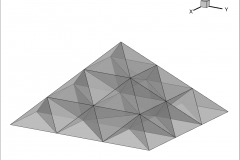 Subdivision of cubic Pyramid into Linear Tetrahedra