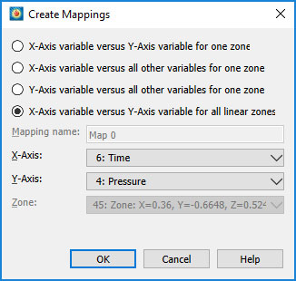 Create mappings dialog